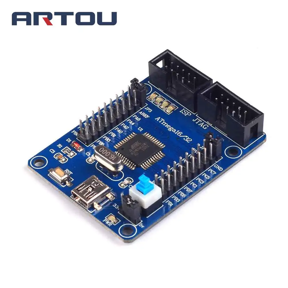 1 шт. AVR макетная плата ATmega32 макетная плата обучающая плата минимальная системная основная плата