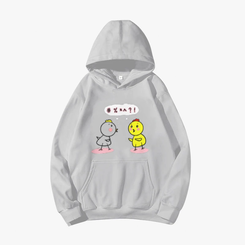 

Женский пуловер с капюшоном и карманами, из полиэстера