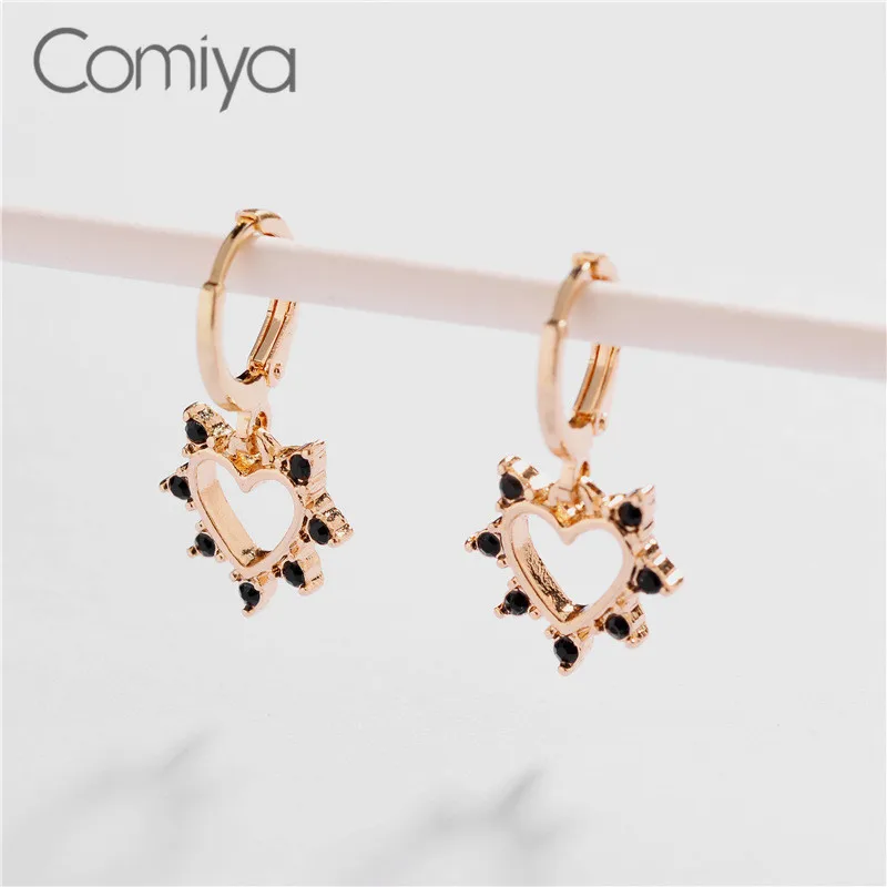 Висячие серьги Comiya в Корейском стиле для женщин акриловые с кристаллами мозаика