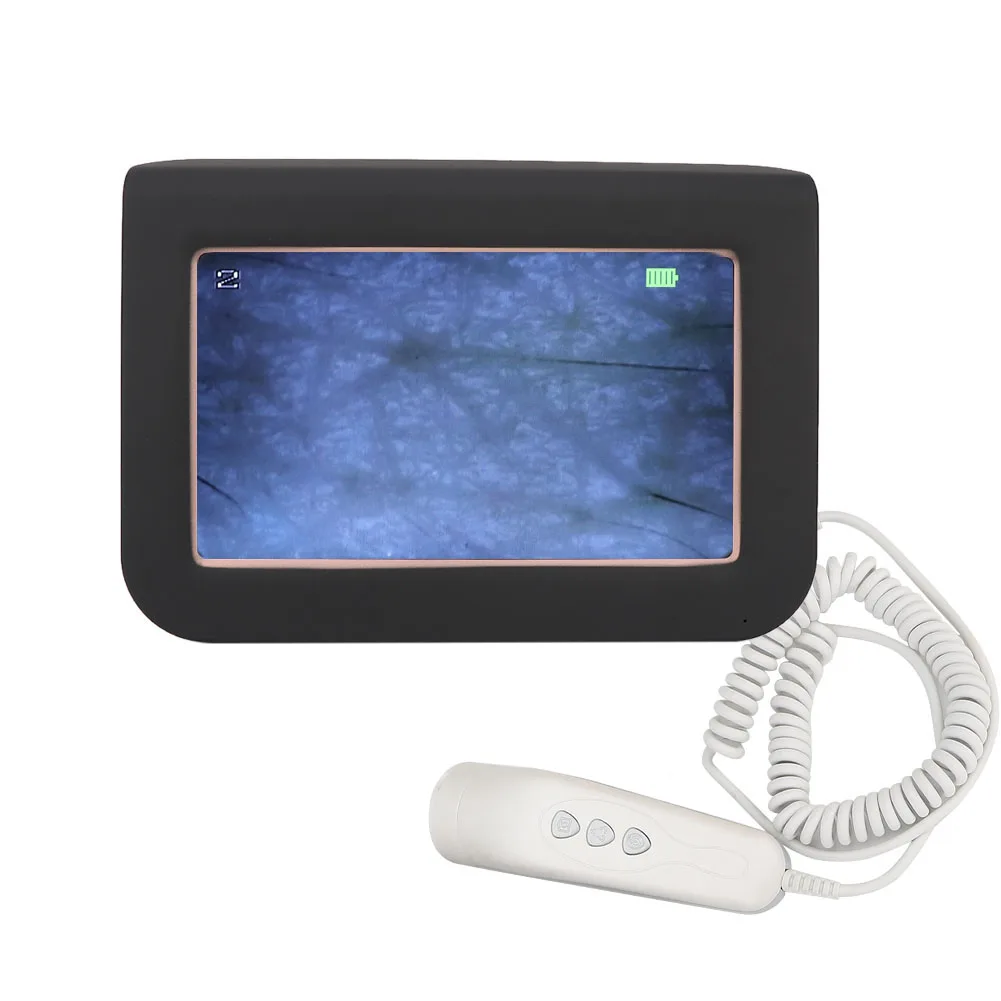 Профессиональный электрический детектор кожи лица анализатор волос тестер для