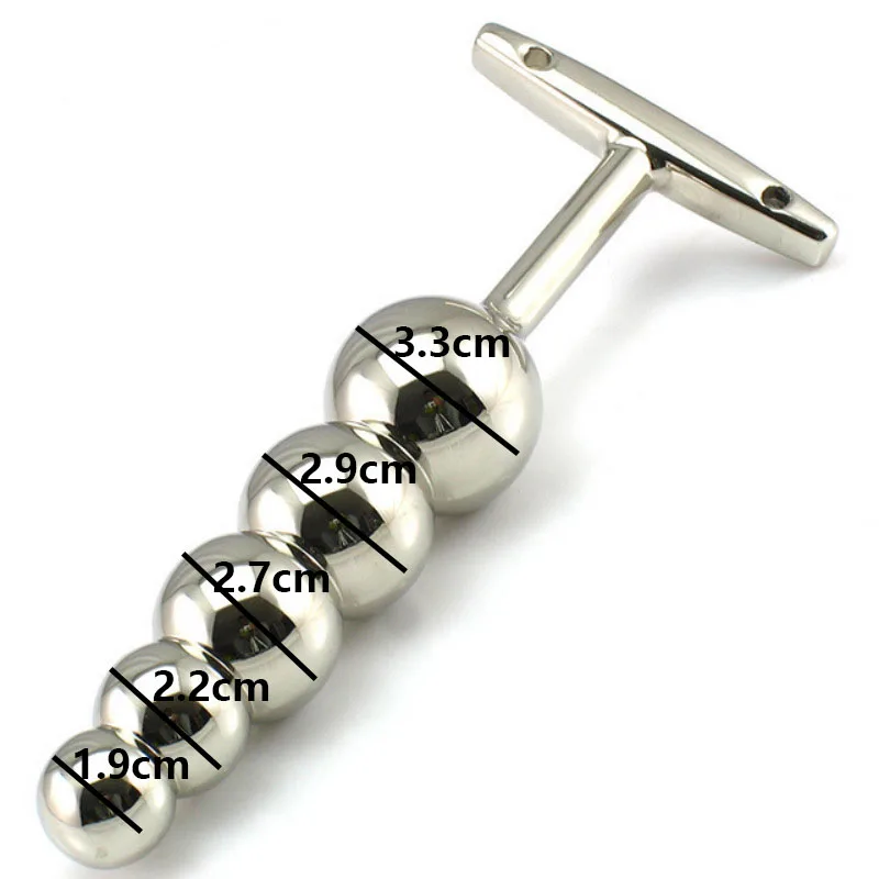 Stainless Steel Metal Anal Dildo Male Prostate Massager Big size Beads Plug G Spot Butt Masturbation Sex Toys |