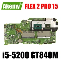 13286 2 48 03g01 0021 for lenovo flex 2 pro 15 laptop motherboard 5b20h33165 with i5 5200 cpu gt840m gpu 100 fully tested
