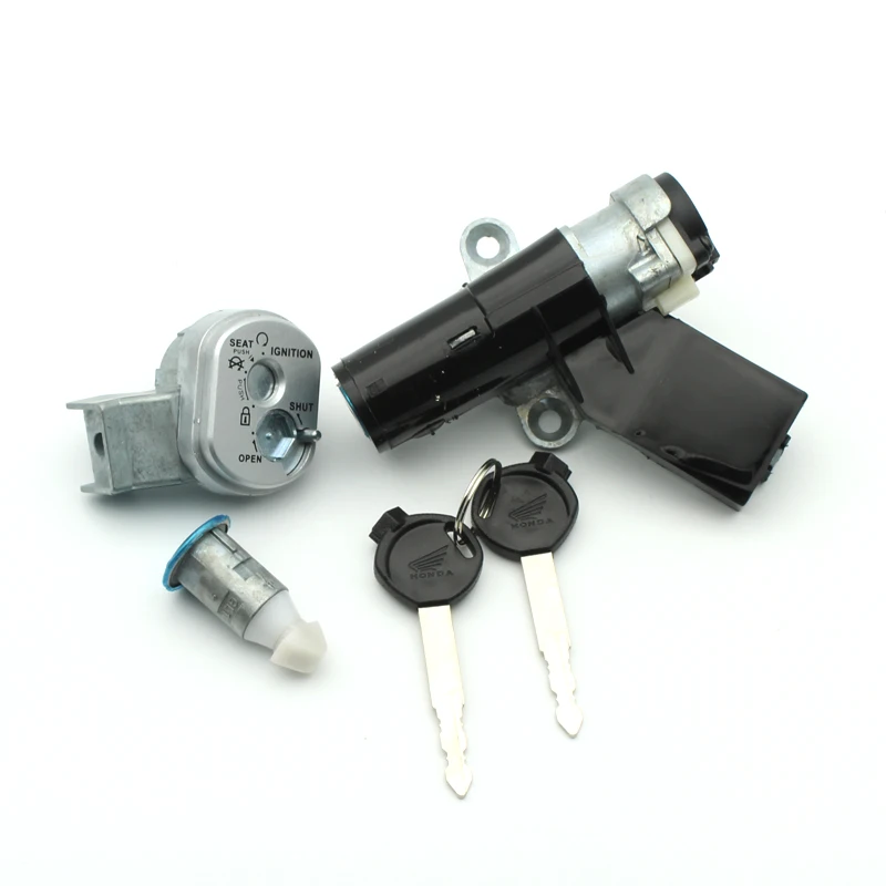 

E0038 Ignition Switch Lock Cover Keys Set For Honda 35014-GFC-770/SDH50QT-41-43/TODAY 50CC/ NCH50 Metropolitan Giorno2013-2015