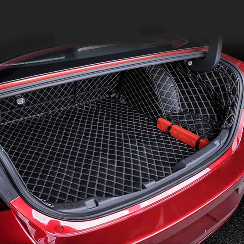 

Trunk mat Luggage Carpet Interior Accessory Cover for Mazda3 AXELA 2020 2021