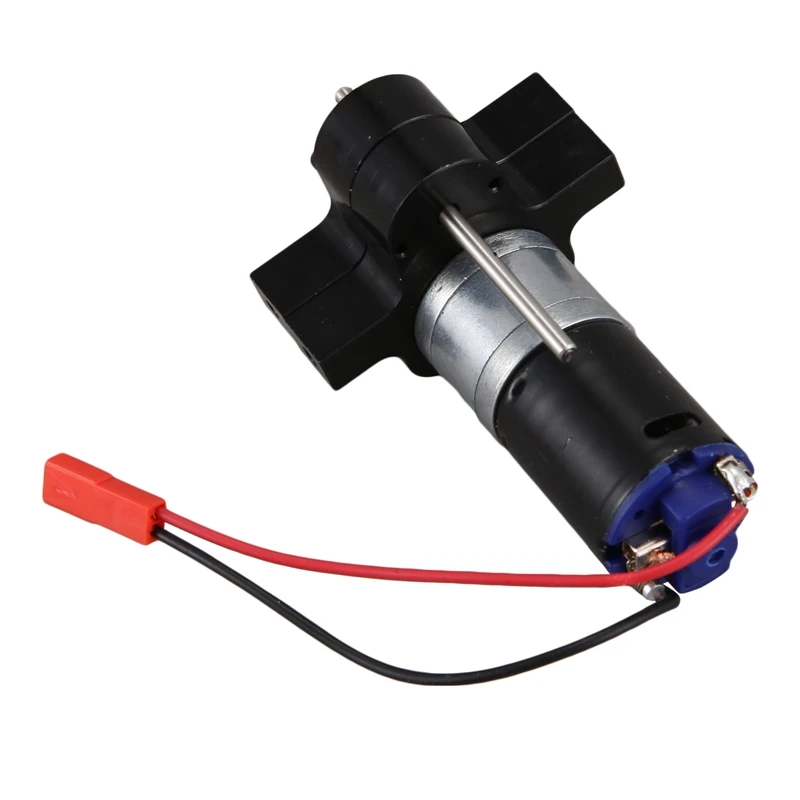 

370 Brushed Motor+Alloy Heat Sink Gear Box Set with Steel Gears for WPL Henglong C14 C24 B14 B24 B16 B36 4X4 6X6 Upgraded Parts