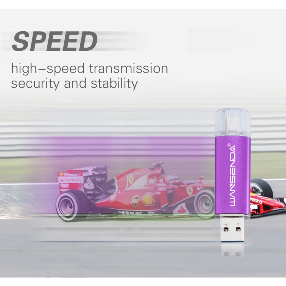 Флеш-накопитель Wansenda USB 3 0 высокоскоростной флеш-накопитель 256 ГБ 128 64 32 16 OTG для