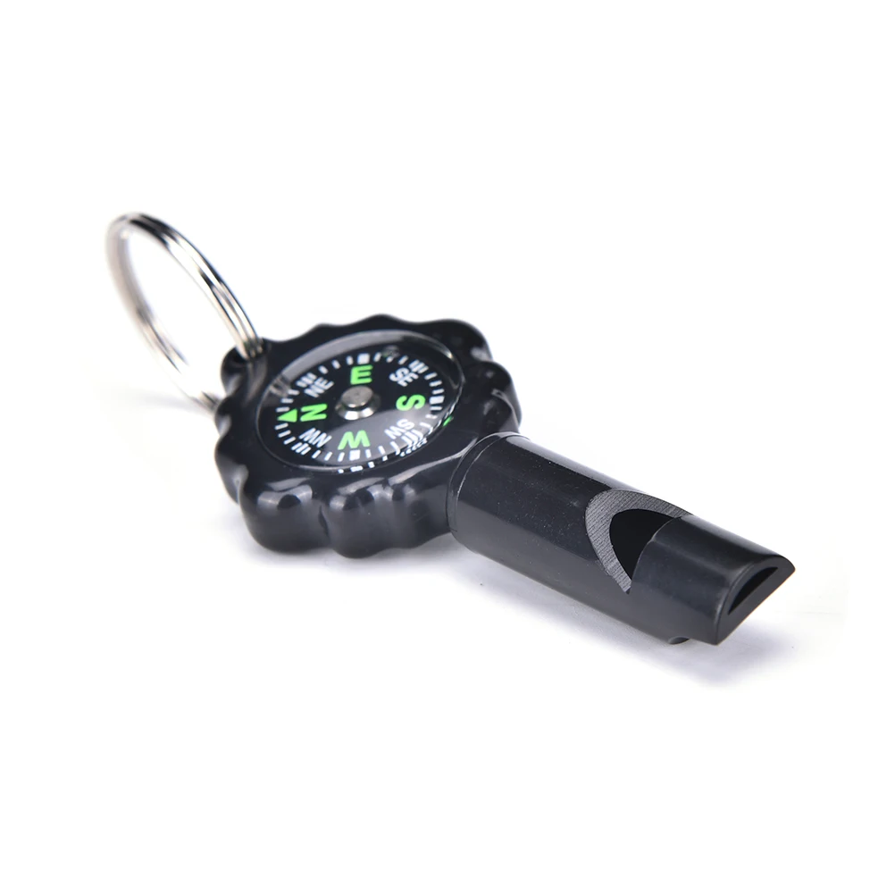 Выживания свисток с компасом и термометром светодиодный фонарик | Спорт
