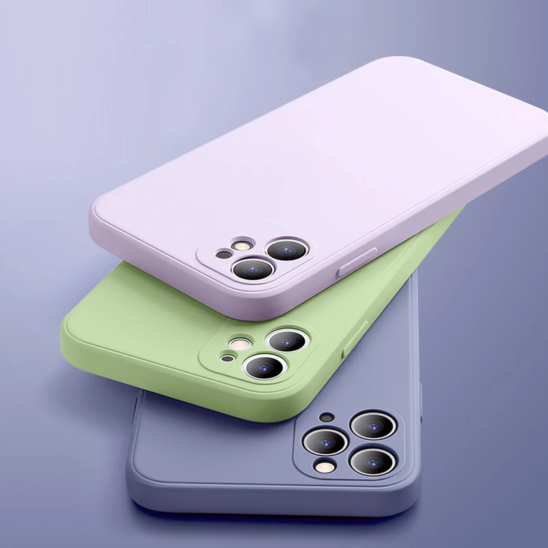 Силиконовый чехол для iPhone 7 8 Plus задняя крышка мягкий из ТПУ телефона X XS 11 Pro Max XR 6 6S