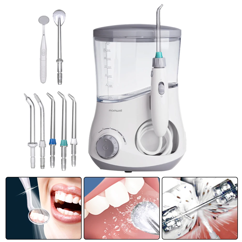 Oral Irrigator Dental Water Flosser Irrigator Flosser Water Jet irrigator Dental Family Oral Care 600ml Capacity Tooth Cleaner