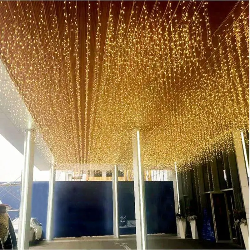 Рождественская светодиодная штора 3 5 м светодиодный светильник сосулька 0 4 6