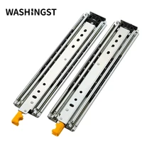 washingst industrial ultra heavy duty drawer slides with lock three fold full extension ball bearing