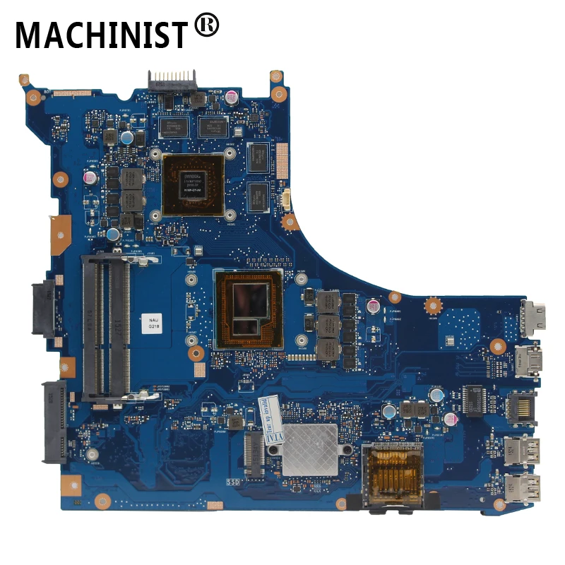 Оригинал для ASUS GL552JX ZX50J GL552J GL552 материнская плата ноутбука MB REV: 2 0 I7 4720HQ GTX950M/2G 100%
