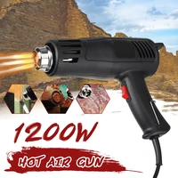 220v 1200w advanced hot air gun temperatures adjustable electric heat gun shrink wrapping industrial building hair dryer