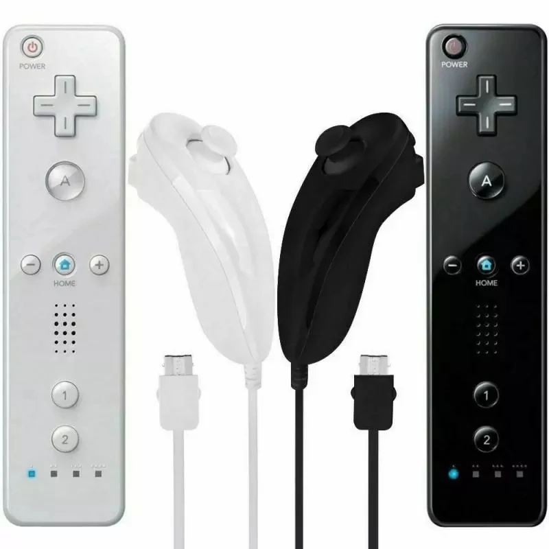 

Built In Vibration Motor Wireless Gamepad For Nintend Wii Nunchuck Bluetooth Remote Controller Joystick Joypad For Nintend Wii