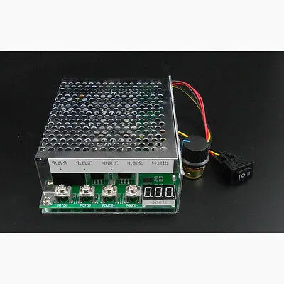 

DC 12V 24V 36V 48V 60A Motor Variable Speed Controller Reversible Switch 3000W