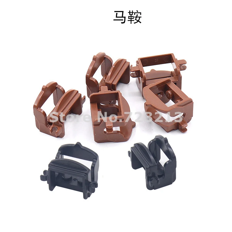 

10pcs Accessories Saddle Horse Rope Lasso MOC Animal Military Model Building Blocks Bricks Kits Toys Children
