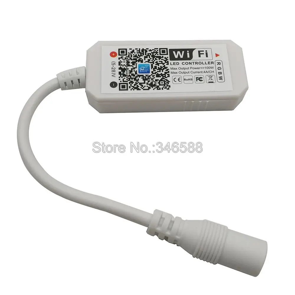 Magic Home Mini Wifi RGBW LED Control ler 5-24 В постоянного тока управление через приложение для