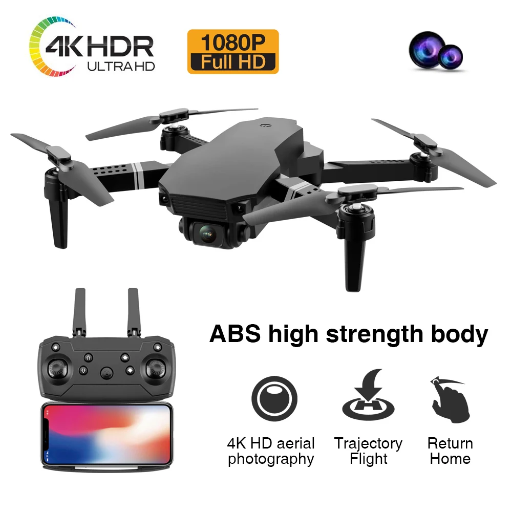 

4K Dual Camera S70 Pro Flagship HD1080P 3.7V Battery Smart Altitude Hold Trajectory Foldable Quadcopter APP Remote Control Drone