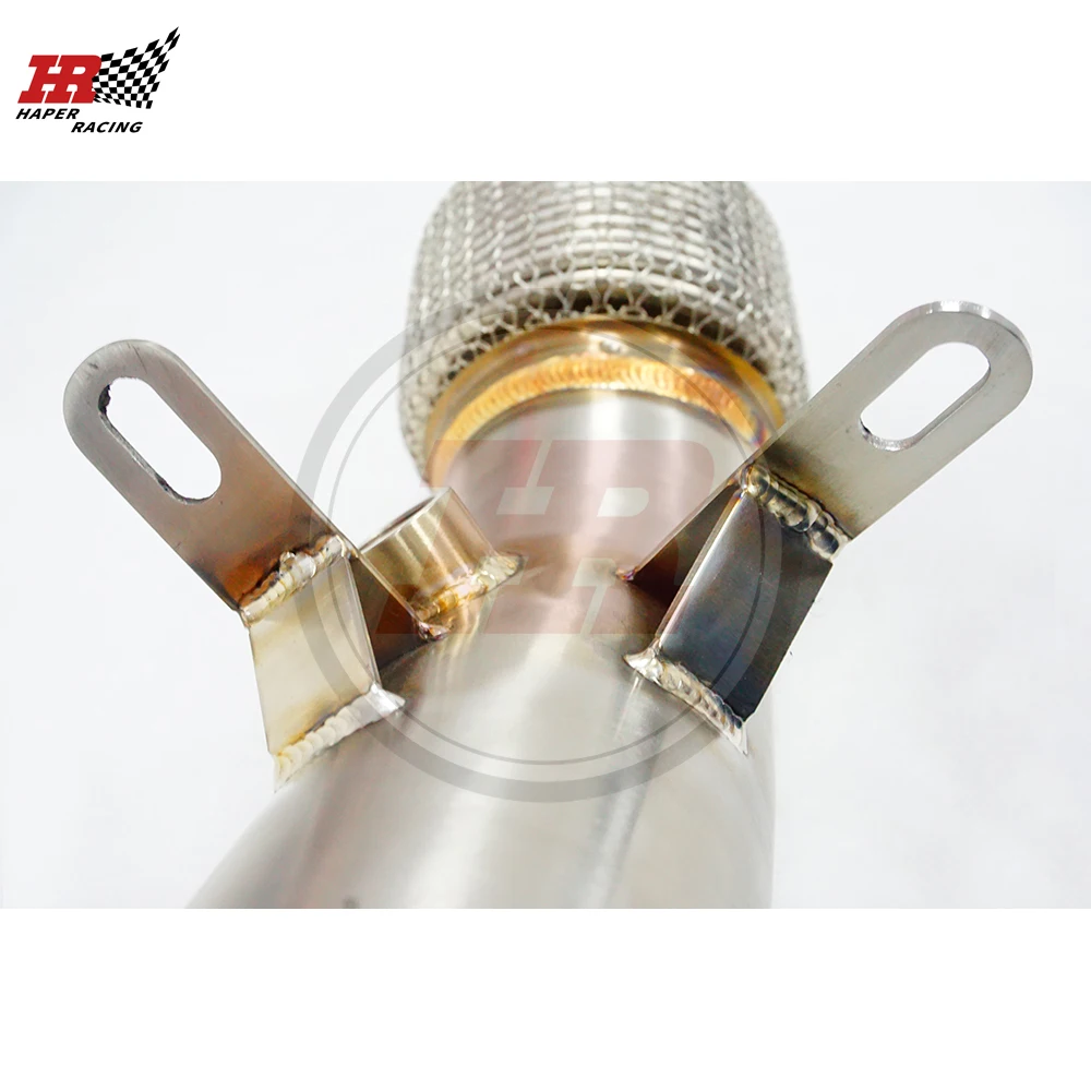 Патрубок HP RACING 3 0 дюйма полированный B48 без катка для G20 330IX 330i 2 T 2019 + нержавеющая