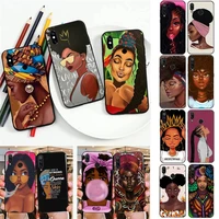 african girl art phone case for redmi note 8pro 8t 6pro 6a 9 for redmi 8 7 7a note 5 5a note 7 knockproof protective case