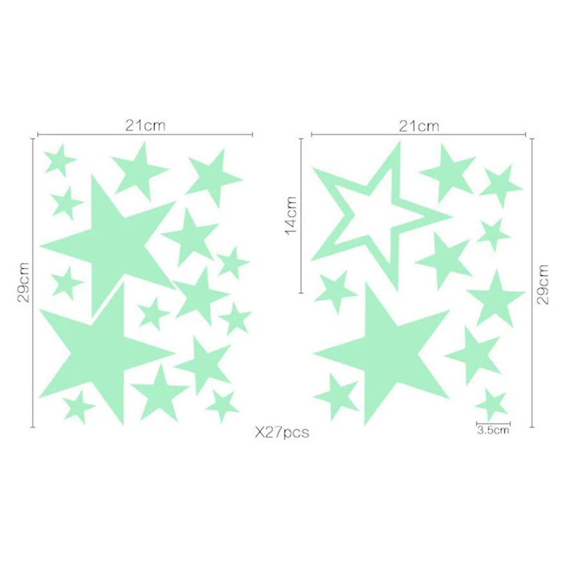 

Luminous Moon 3D Wall Sticker Children's Room Living Room Bedroom Decoration Home Moonlight Star Decal Luminous Wall Sticker