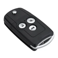 3 buttons car remote flip key fob case shell upgrade for honda for civic for accord jazz crv car key fob remote control