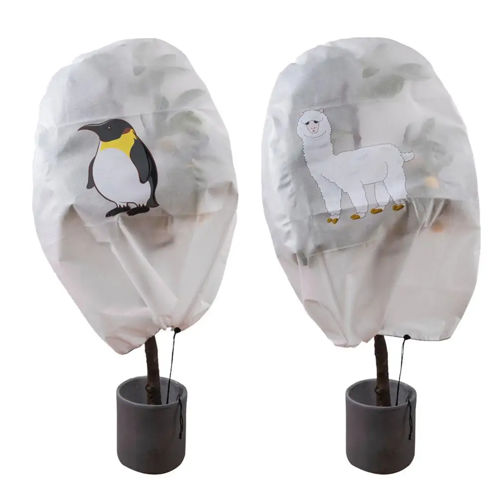 

Winter New Christmas Outdoor Garden Xmas Tree Greenhouse Plant Insect-proof Warm Cover Bag Warm Cover Plant Protecting Bag