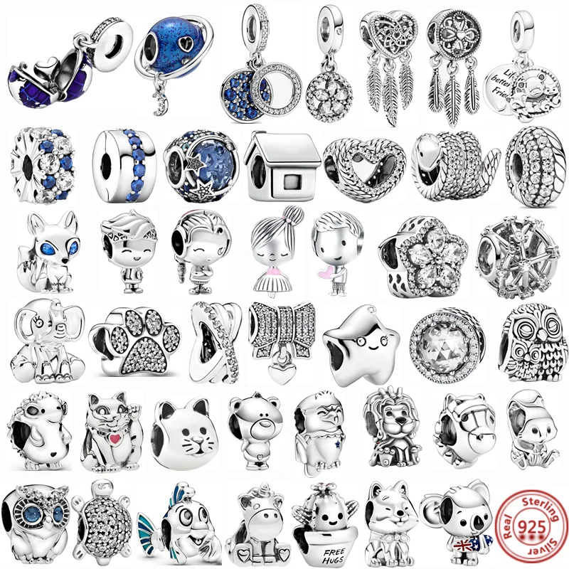 

Бусины-подвески для браслета «Ловец снов» из серебра 925 пробы