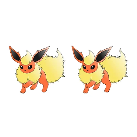 2 Новые Psyduck Pokemon акриловые серьги Wartortle серьги из полимеров позолоченные женские Магнетитовые эпоксидные серьги-гвоздики - Окраска металла: 2
