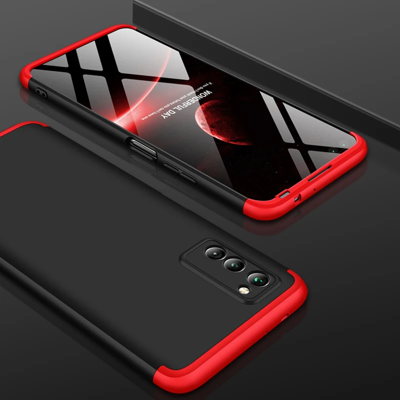

Slim Case for Huawei Honor V30 Pro Case 360 Full Protection Anti-knock 3 in 1 Matte Hard PC Cover for Huawei Honor V30 Case