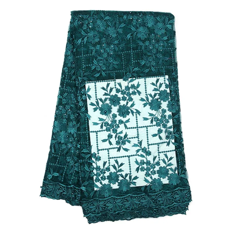 Романтическая Высококачественная свадебная ткань с вышивкой кружевная