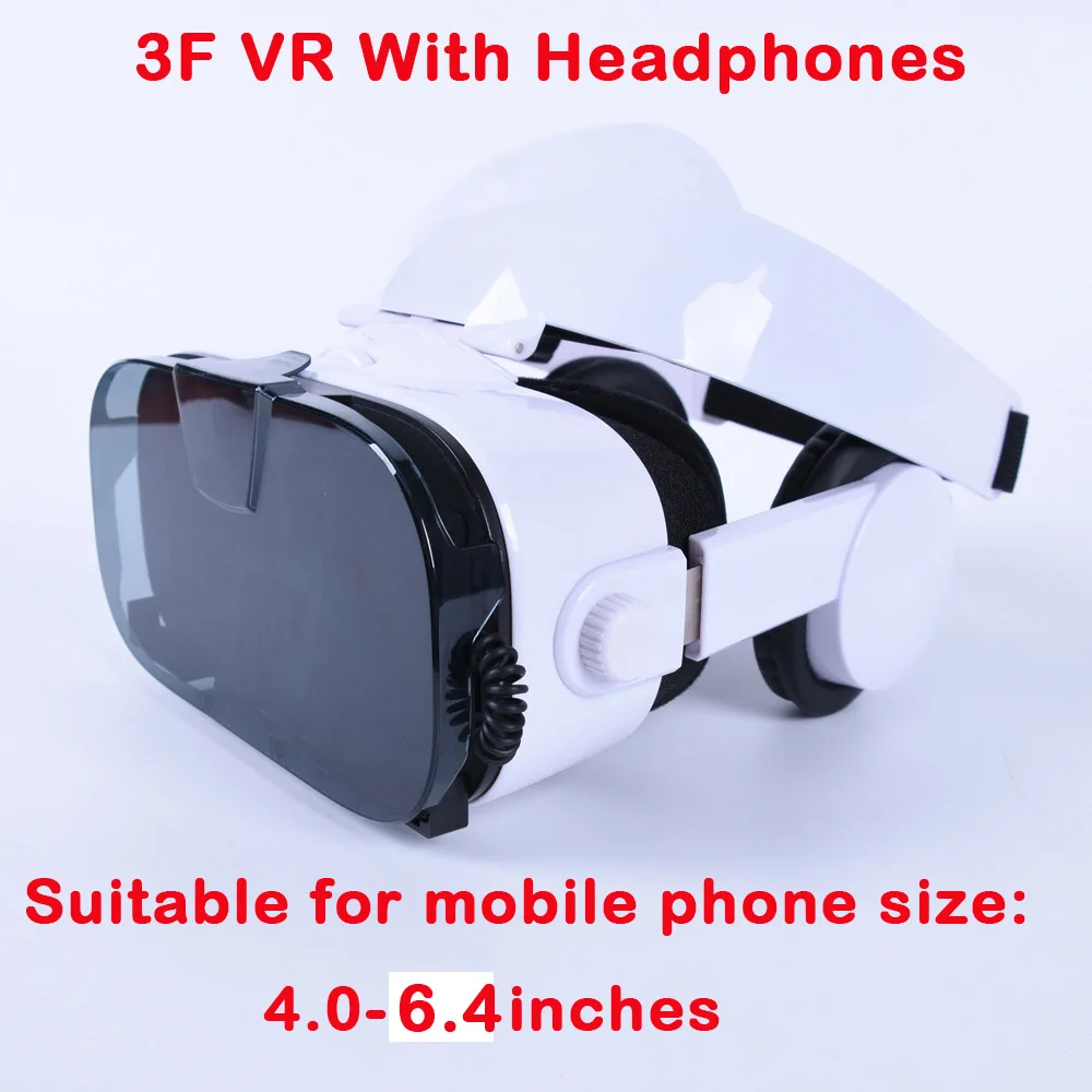 FiiT VR 3F Очки виртуальной реальности 3d гарнитура Google Cardboard шлем очки шлем 3 D для 4,0-6,4 дюймов телефон смартфон - Цвет: 3F VR