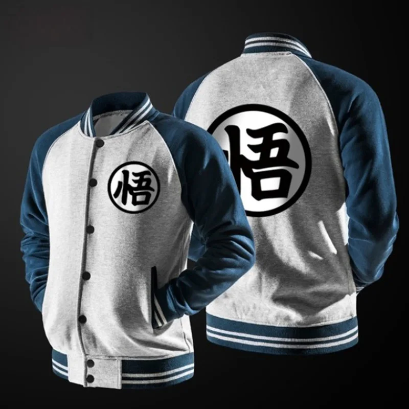 Zogaa Новый японский аниме Жемчуг дракона Гоку университетская куртка Косплей
