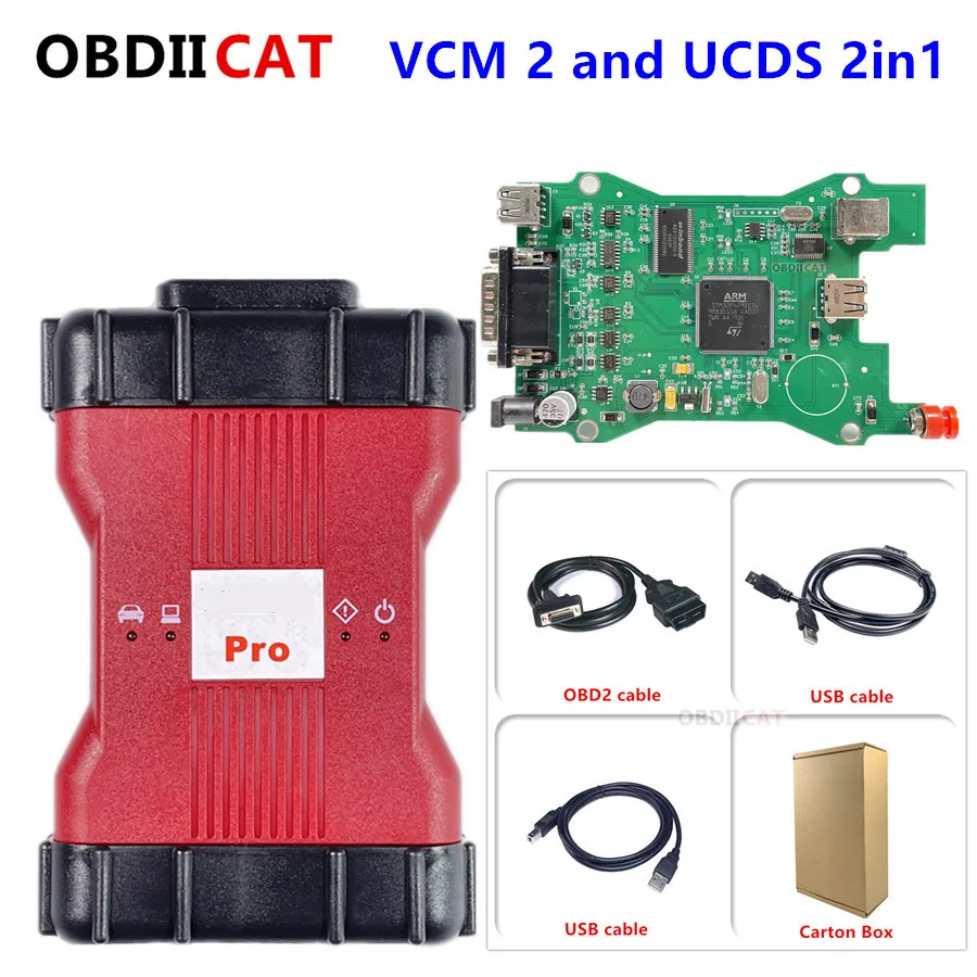 OBDIICAT VCM 2 Pro включает и UCDS все функции VCM2 IDS V120 V2.0.7.1 для диагностического