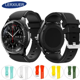Galaxy watch 46 мм для samsung Galaxy watch Active gear S3 frontier Магнитный 20 мм 22 мм ремешок для часов amazfit ремешок Bip браслет 46 мм