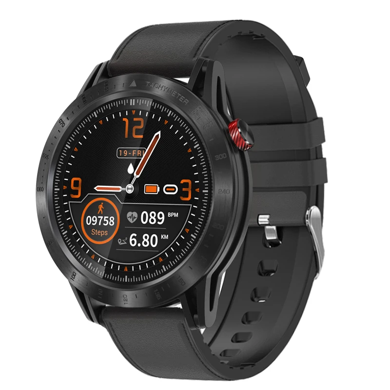 Время владельца крест Смарт часы Спорт Бизнес Smartwatch полный сенсорный экран
