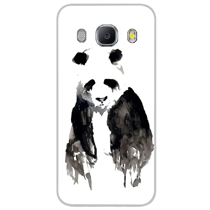 the cute panda Matte Silicone Cases For Samsung galaxy J2 J4 Core J6 Plus J7 Prime Duo Max TPU Phone Case Silicon back Cover |