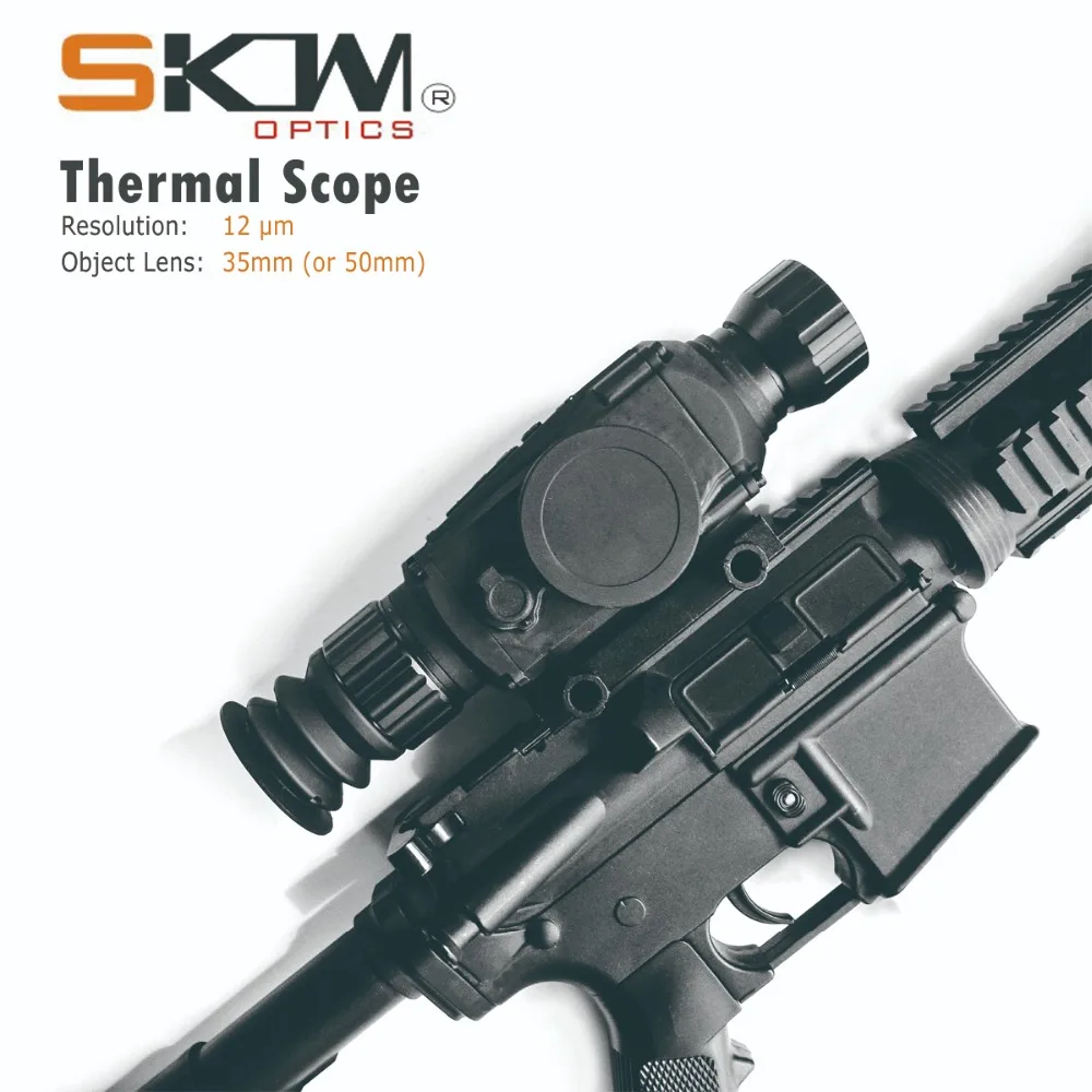 Skwoptics 1-2-4X35 термальный 12 мкм визуальный прицел