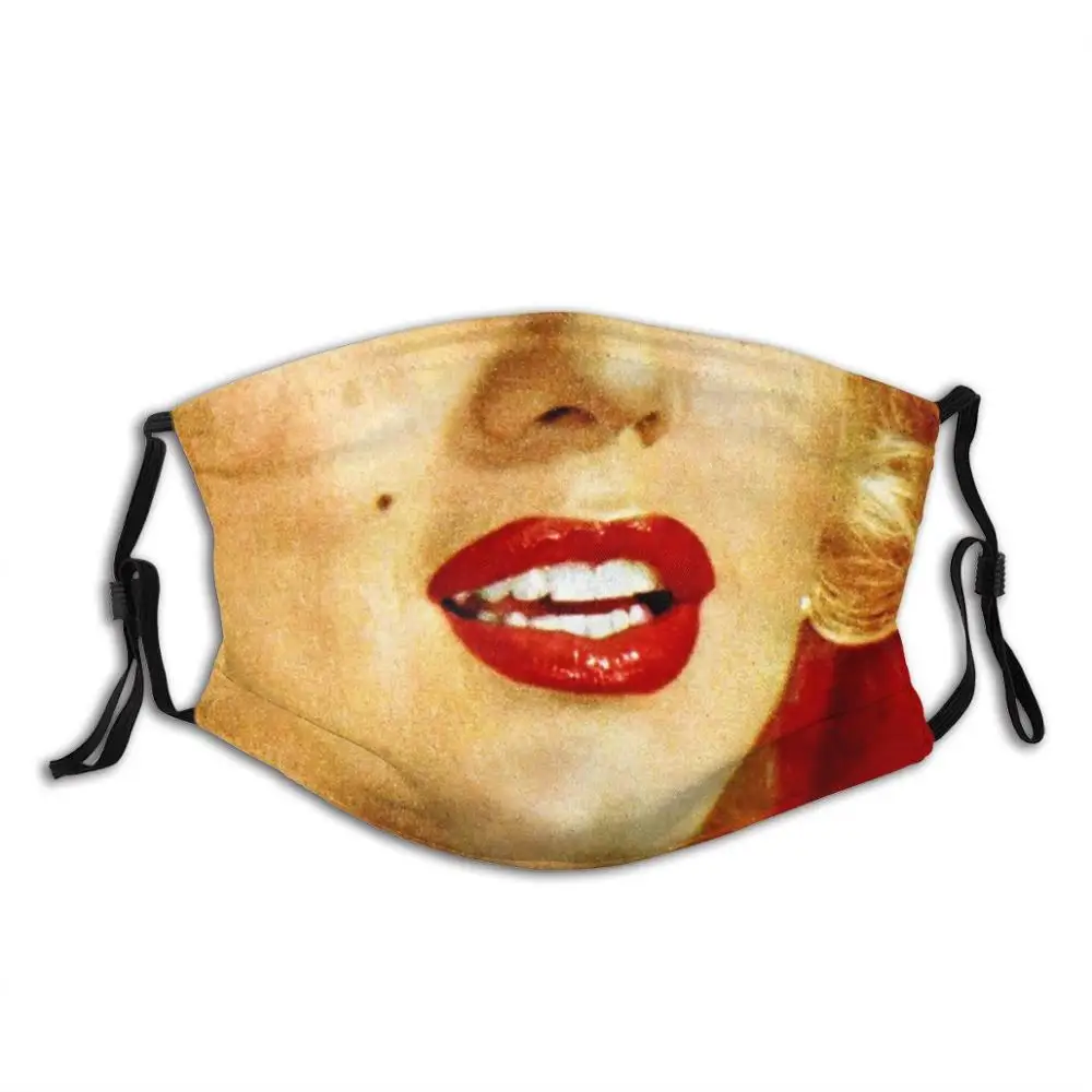 Мэрилин губы модные маски Монро Винтаж блонд значок черные крутые поп-арт