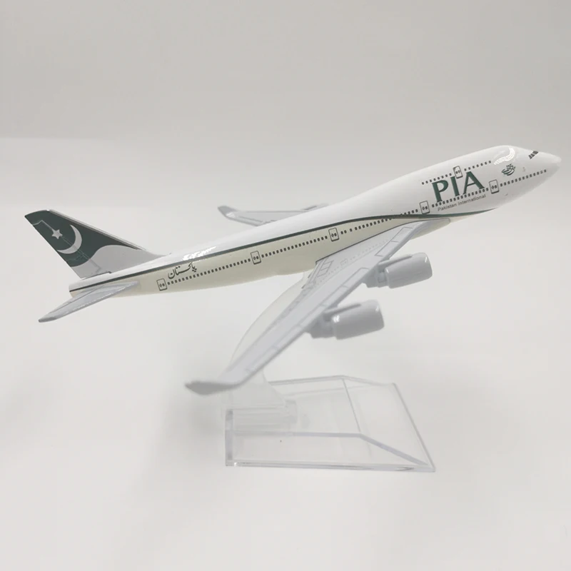 Модель самолета JASON TUTU 16 см PIA модель Боинг 747 Литые металлические самолеты