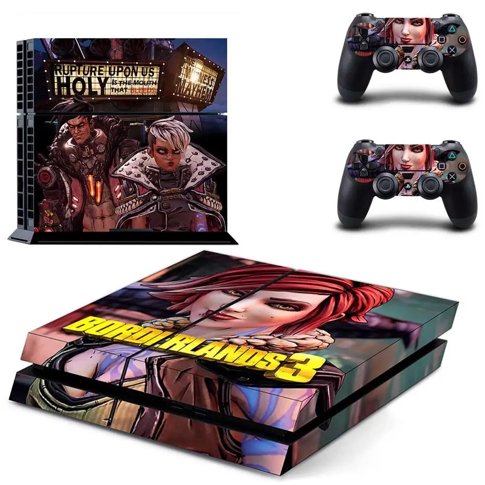 Наклейка s borderland 3 PS4 кожа PS 4 виниловая наклейка наклейки Play station Pegatinas для консоли