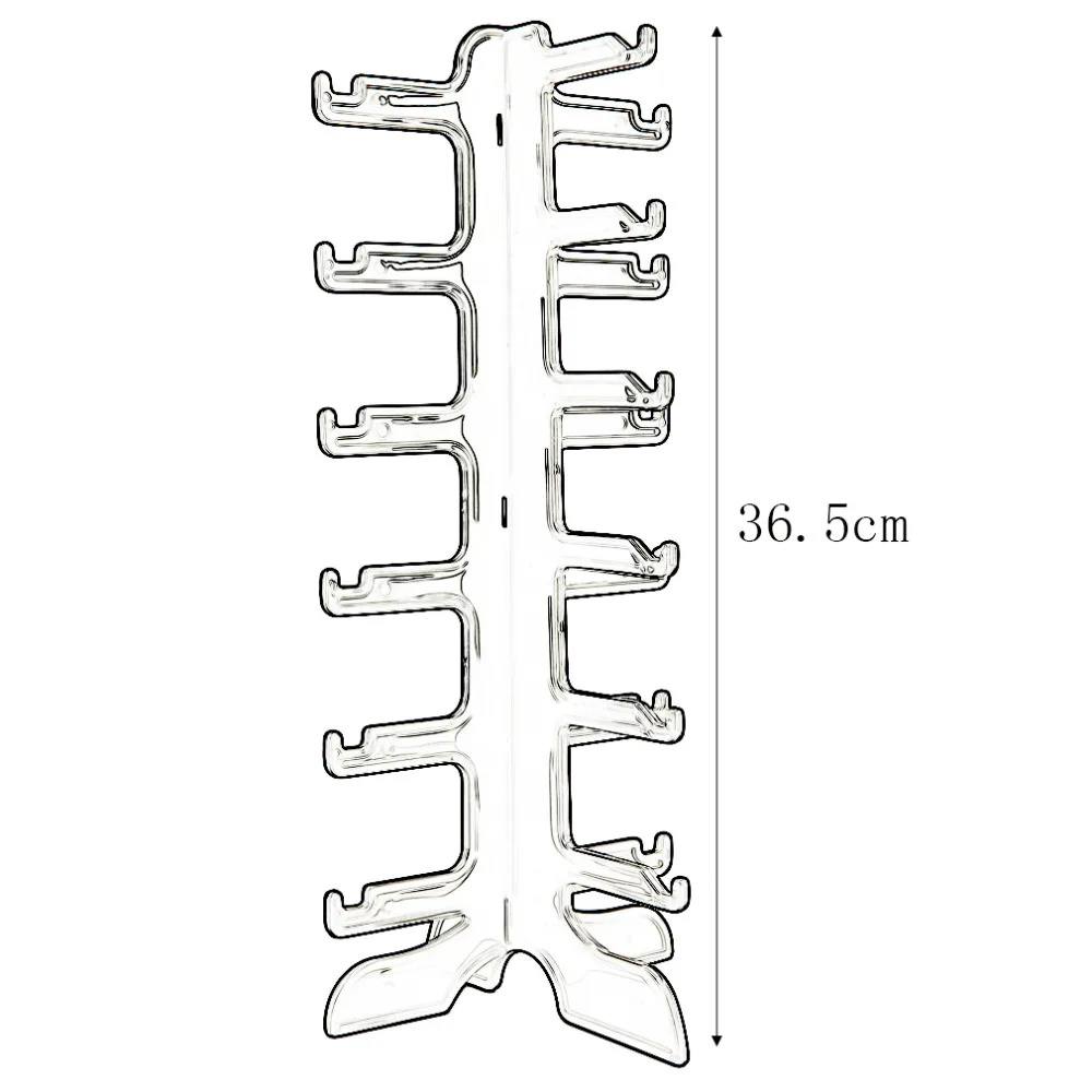 

6 Layers Four Colors Sun Glasses Eyeglasses Plastic Frame Display Stands Shelf Eyewear Counter Show Stand Holder Rack 2020