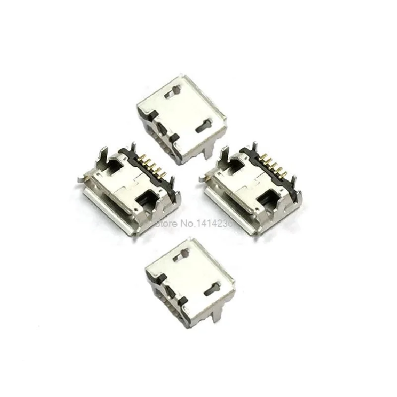 10 шт. Ox рога micro usb 5pin USB гнездо|socket rail|usb countersocket |