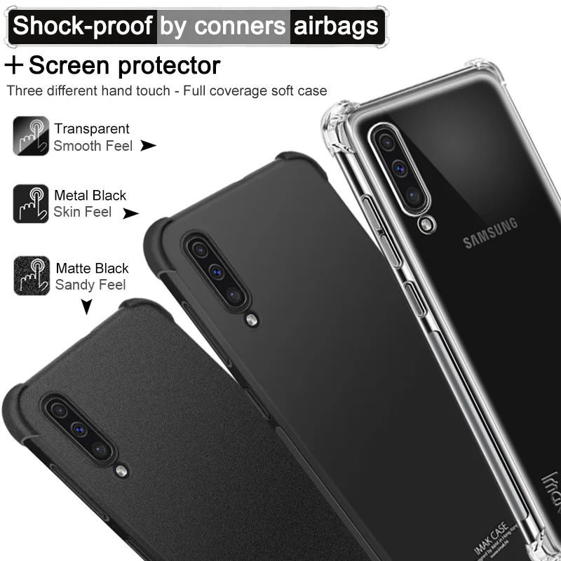 Чехол IMAK с кристаллами для Samsung A50 чехол Galaxy A20 задняя крышка A30 A 50 2019 A50s A30s|Бамперы|