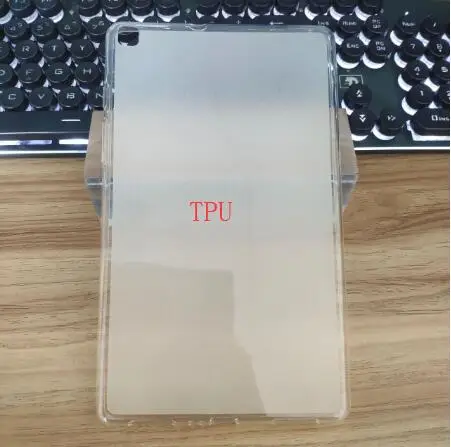 Прозрачный Силиконовый чехол для Samsung Galaxy Tab A 8,0 SM-T290 SM-T295 T290 T295 T297 сверхмощный 2 в 1 Гибридный Прочный чехол для планшета+ ручка - Цвет: Прозрачный