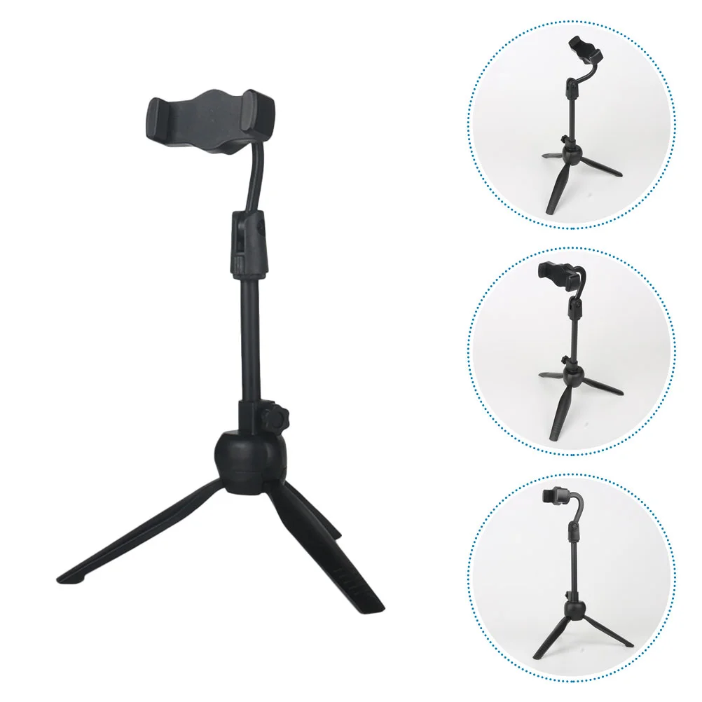 

1pc Practical Desktop Phone Holder Tripod Mobile Phone Home Tablet Rack