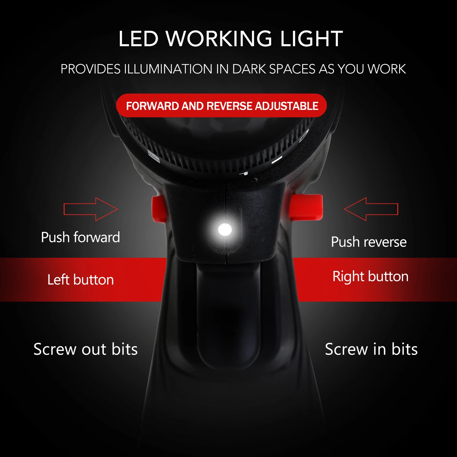 Многофункциональная электрическая отвертка 18 в аккумуляторная дрель с литиевым