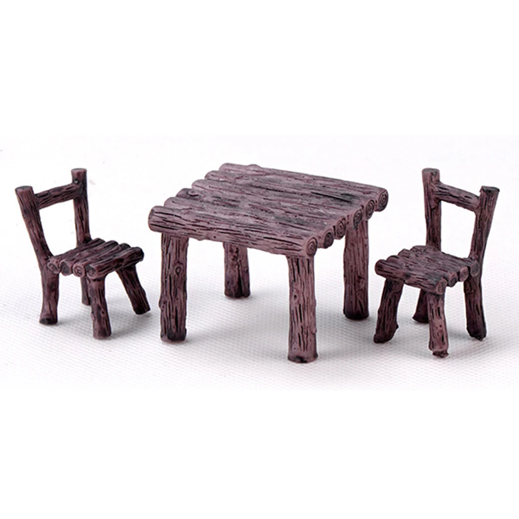 

Garden Landscape decoration Craft Plant Ornament Resin Table & Chair Decor