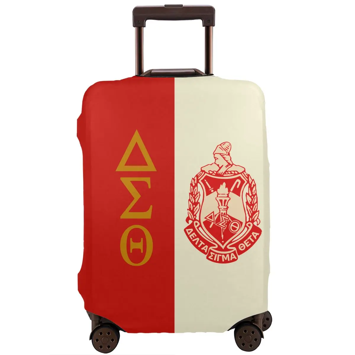 

Многоразмерный гибкий пылезащитный чехол для багажа Delta Sigma Theta, моющийся дорожный Чехол для багажа