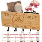 Настенная деревянная вешалка для ключей и всякой всячины